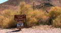 Rattle Snake Warning Sign HD Footage