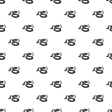 Rattlesnake pattern vector seamless Stockillustratie