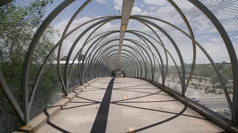 Rattlesnake Pedestrian Bridge Stock Footage 86843109