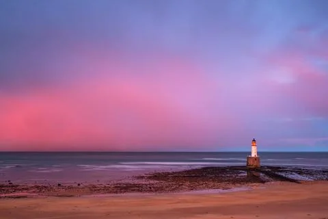 Rattray Head Lighthouse, Buchan Stock Photos