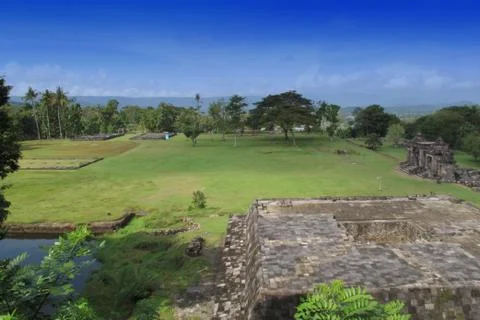 Ratu Boko Temple 库存照片