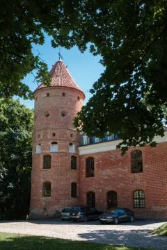 Raudondvaris Castle Stock Photos