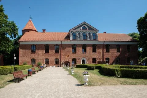 Raudondvaris Castle Stock Photos