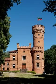 Raudone Castle Stock Photos