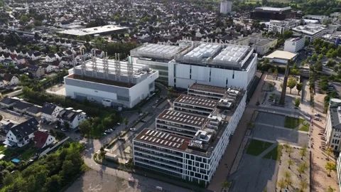 Raunheim am Main, Hessen, Germany, 6th of August, 2025: New build recently Video stock 321941714