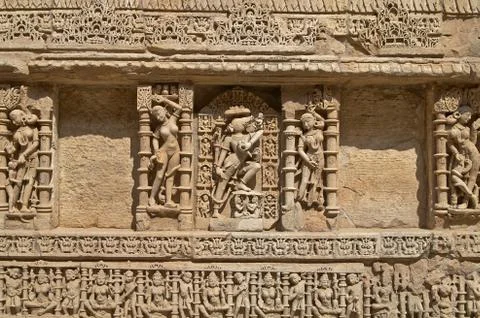 Rav-Ki-Vav Stepwell Stock Photos