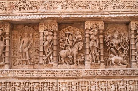 Rav-Ki-Vav Stepwell Stock Photos