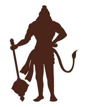 Ravana king with weapon Stock-Illustration