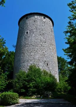 Ravbar Tower Small Castle Stock Photos
