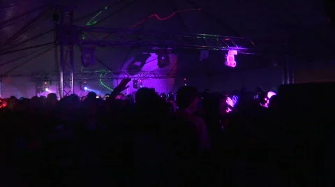 Rave Crowd Shot  库存影片 651702