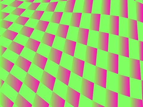 Rave psychedelic, acid trip. Distorted mesh, optical illusion. Bright abstrac Illustrazione stock