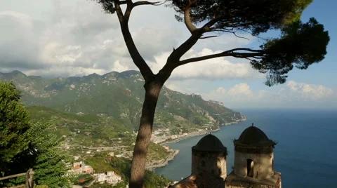 Ravello view panorama Vídeo Stock 56541785