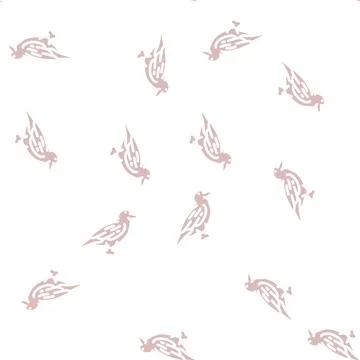 Raven bird glyph vector seamless pattern イラスト素材