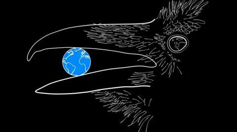 Raven - Earth (HD) Stock-Footage 35496346