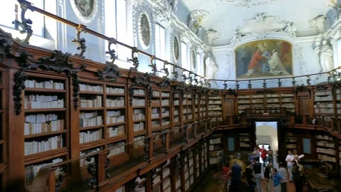 Ravenna - Classense library Stock Footage 75847661
