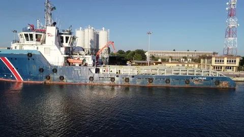Ravenna Harbor 14 Stock-Footage 105056282