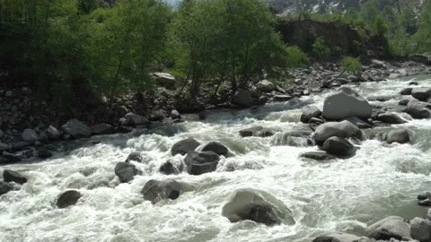 Ravi Gushing Flow Stock Footage 177955490