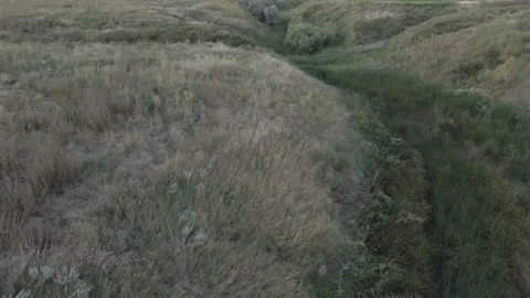 Ravine Flyover Stock Footage 261065692