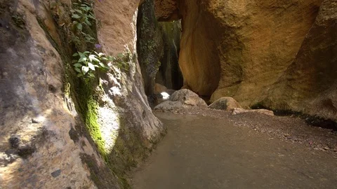 The ravine of the moon Stock Footage 106207437