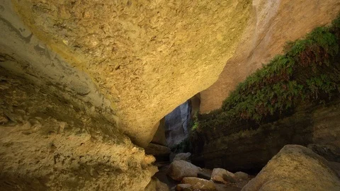 The ravine of the moon Stock Footage 106207440