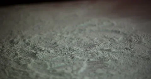 Ravioli drop on flour 1 Stock Footage 131856115