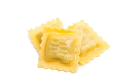 Ravioli isolated Stock Photos