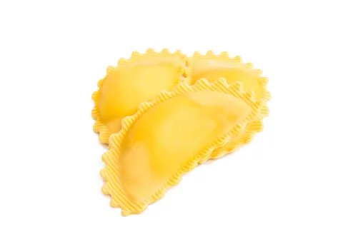 Ravioli isolated Stock Photos