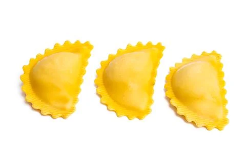 Ravioli isolated Stock Photos