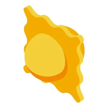 Ravioli manti icon isometric vector. Pasta food Stock Illustration