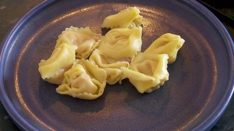 Ravioli pasta Stock Footage 112987360