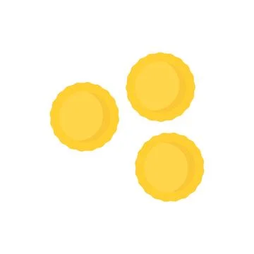 Ravioli pasta isolated vector illustration Stock Illustration