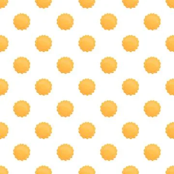 Ravioli pasta pattern filling white background seamless Illustrazione stock