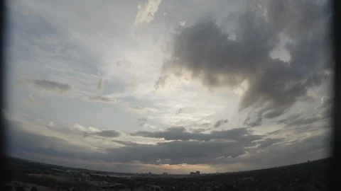 RAW 4K Anamorphic Drone Sunset Stock Footage 122610929