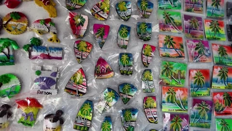 Raw Agate Stone Held in Hands Natural Gemstone Close-Up Stock Footage 312750628