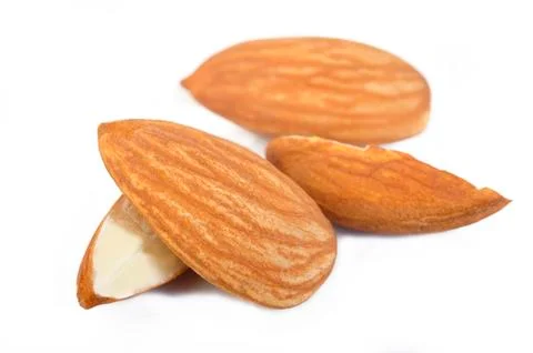 Raw almond Stock Photos