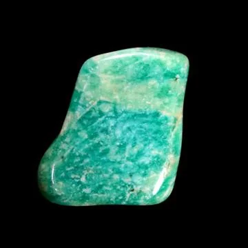 Raw Amazonite stone Stock Photos