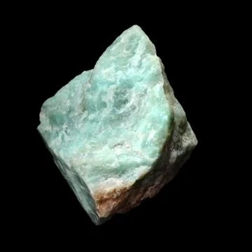 Raw Amazonite stone Stock Photos