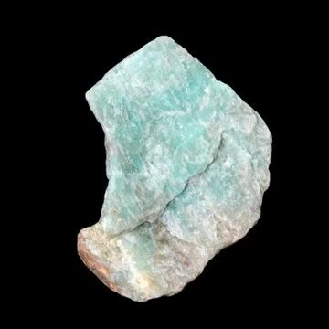 Raw Amazonite stone Stock Photos