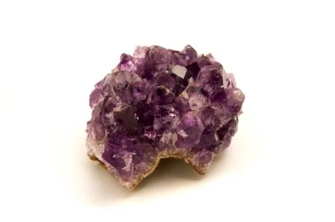 Raw amethyst Stock Photos