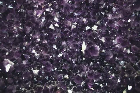 Raw amethyst stone texture Stock Photos