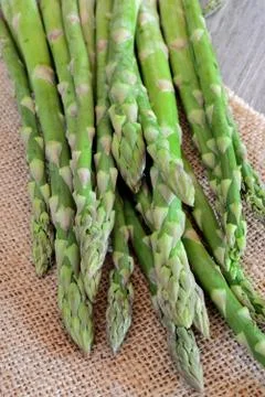 Raw asparagus Stock Photos