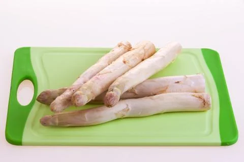 Raw asparagus  Stock Photos