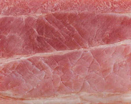 Raw bacon pattern texture background. Meat texture Stock Photos