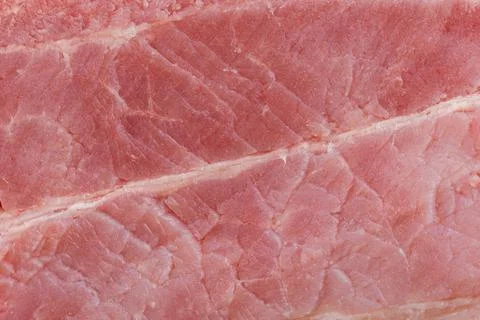 Raw bacon pattern texture background. Meat texture Stock Photos