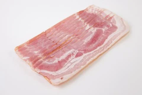 Raw bacon Stock Photos