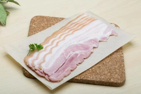 Raw Bacon Stock Photos