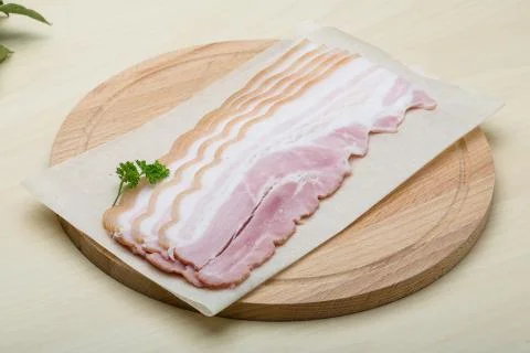 Raw Bacon Stock Photos
