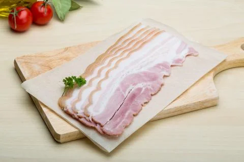 Raw Bacon Stock Photos