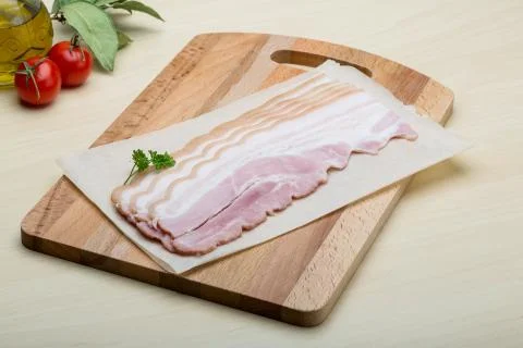Raw Bacon Stock Photos
