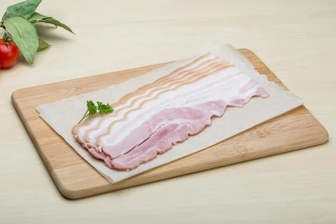 Raw Bacon Stock Photos